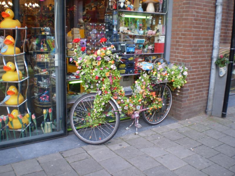 Amsterdam, w mieście jest ogromna ilość rowerów